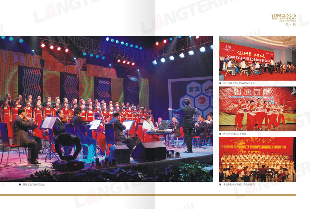 四川永星电子50周年纪念画册设计