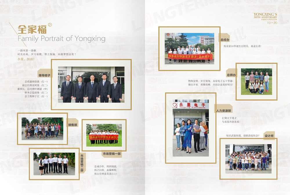 四川永星电子50周年纪念画册设计