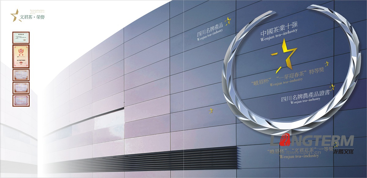 文君茶公司形象宣传画册设计